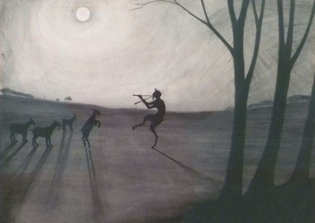 Faun by Moonlight by Léon Spilliaert