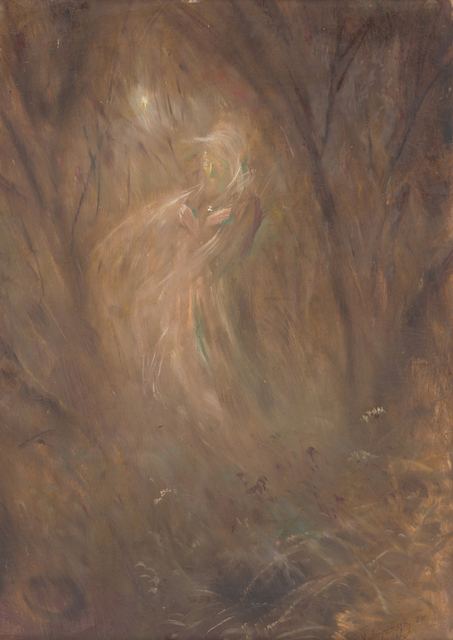 Forest Ghost by László Mednyánszky