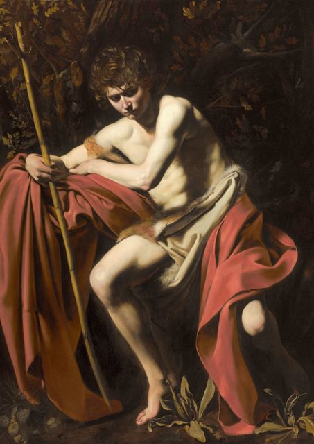 Saint John the Baptist in the Wilderness by Caravaggio