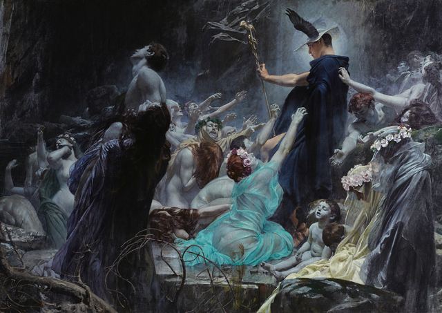 Souls on the Banks of the Acheron by Adolf Hirémy-Hirschl