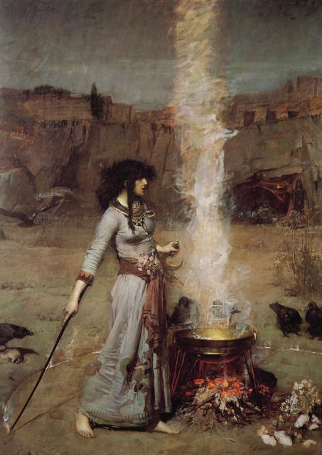The Magic Circle by John William Waterhouse