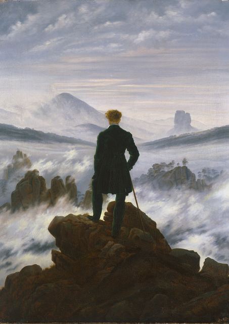 Wanderer above the Sea of Fog by Caspar David Friedrich